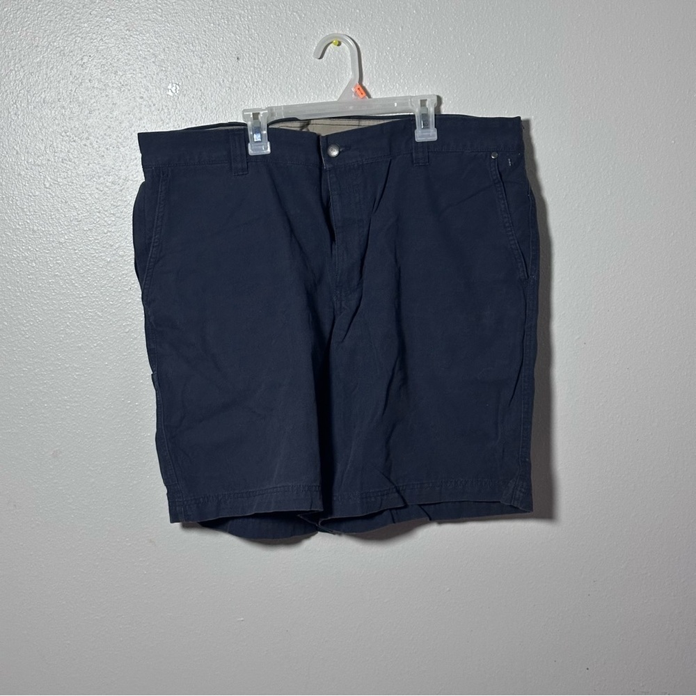 Columbia Sportswear Outdoors Men Navy Blue Chino Shorts Size‎ 40W 10L.